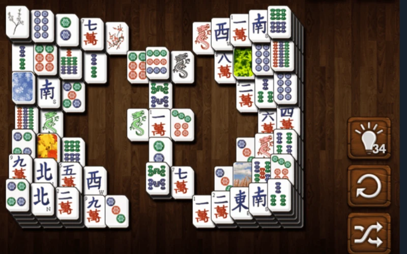 How to play cards in the online mahjong tiles game